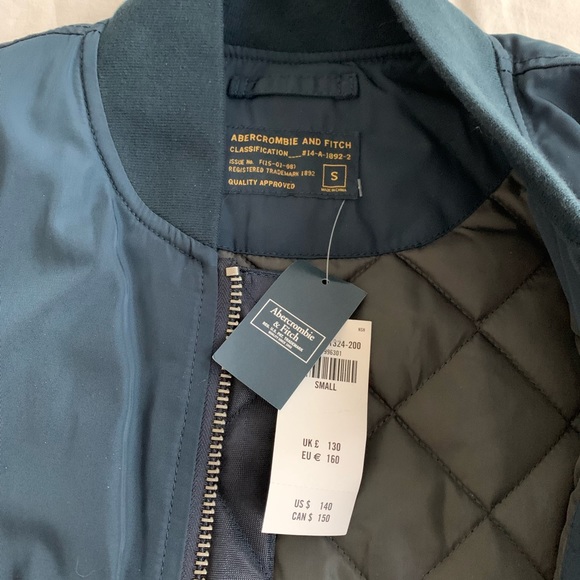Abercrombie Fitch Mens Military Bomber 